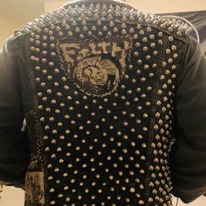 Vintage punk handmade vest